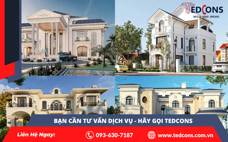 Những lưu ý khi xây dựng biệt thự phong cách châu Âu