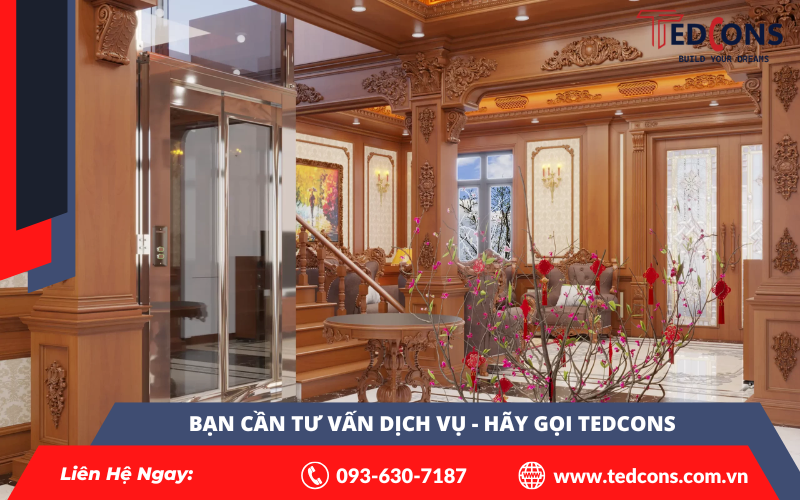Dịch vụ thi công biệt thự gỗ tự nhiên sang trọng | Tedcons