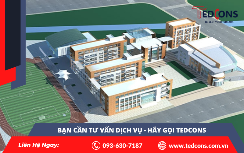 Dịch vụ thi công trường học uy tín