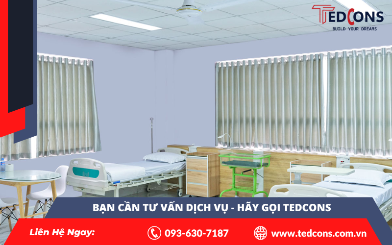 Dịch vụ xây dựng bệnh viện – Nền tảng tạo nên công trình y tế hiện đại và bền vững 3 Dịch vụ xây dựng bệnh viện hiện đại và bền vững từ Tedcons
