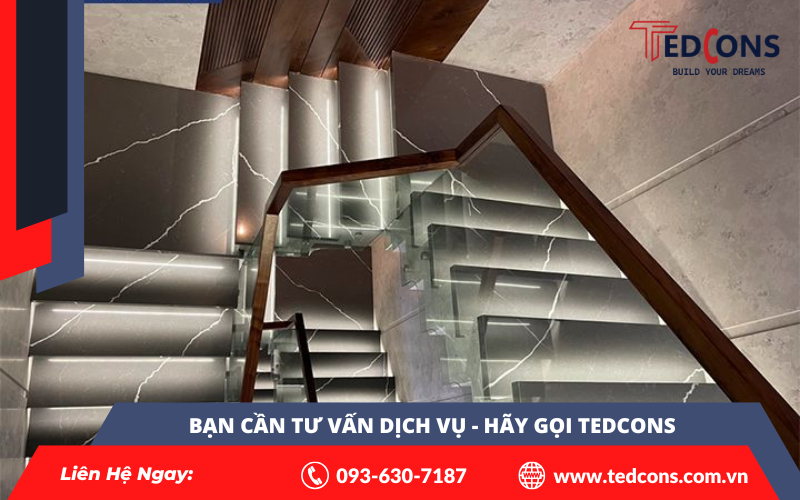 Dịch vụ xây dựng cầu thang cho nhà phố hiện đại | Tedcons