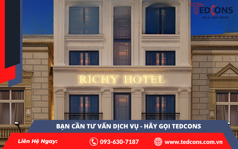 Dịch vụ xây dựng khách sạn mini – Giải pháp tối ưu cho nhà đầu tư 4 Dịch vụ xây dựng khách sạn mini của Tedcons