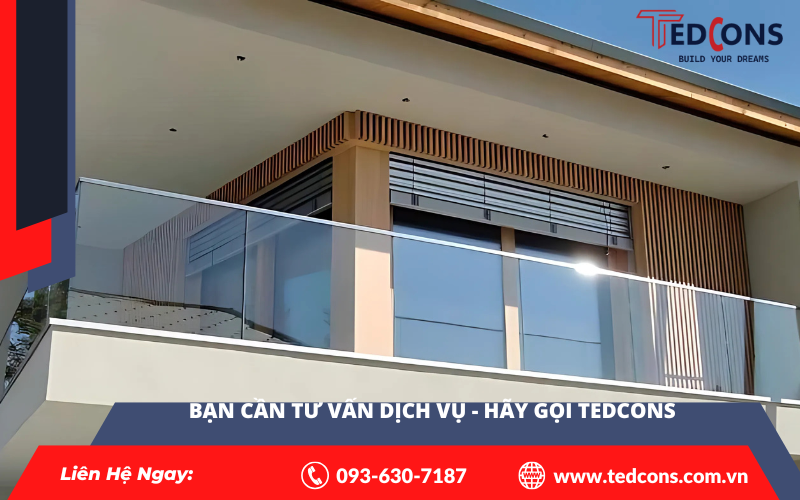 Kính Cường Lực Cho Ban Công Nhà Phố
