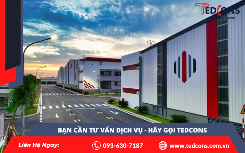 Xây dựng nhà xưởng cho doanh nghiệp chế xuất – Giải pháp toàn diện từ tổng thầu Tedcons 4 xây dựng nhà xưởng cho doanh nghiệp chế xuất