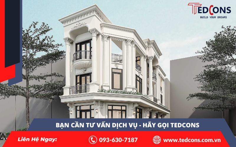 Dịch Vụ Thiết Kế & Thi Công Nhà Phố Tân Cổ Điển