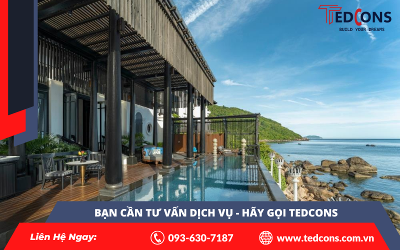 Dịch vụ xây dựng resort nghỉ dưỡng cùng tổng thầu Tedcons