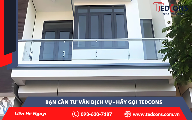 Kính Cường Lực Cho Ban Công Nhà Phố